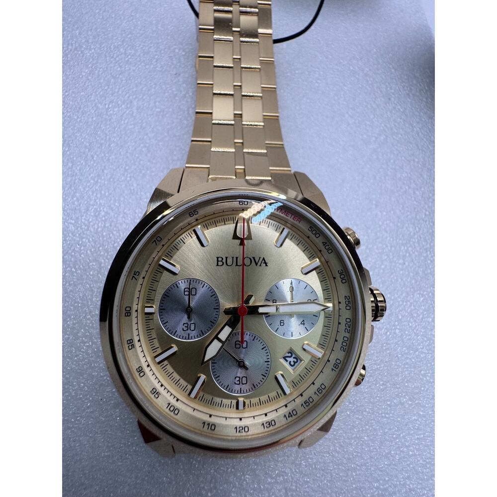 NEW Bulova 97B217 Classic Chronograph Stainless Steel Quartz Men's Watch - Picture 7 of 11